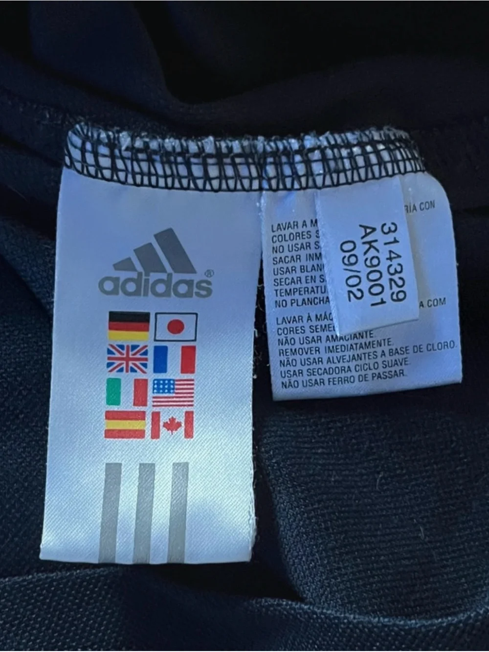 adidas Navy Short Sleeve Crew Neck Performance Tee